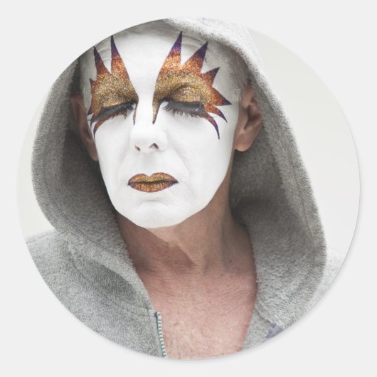 Sticker Rond Soeur Sparkle Plenty en sweat - shirt à capuche (Devant)