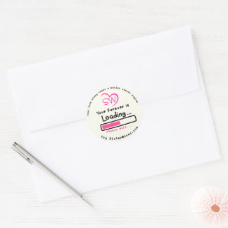 Sticker Rond SœurWivees.com drôle