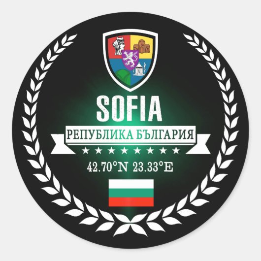 Sticker Rond Sofia (Devant)