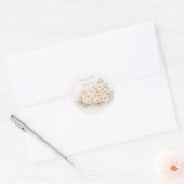 Sticker Rond Soft Editorial Botanical Wedding (Enveloppe)