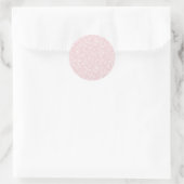 Sticker Rond Soft Meadow Neutral - Rose Pâle (Sac)