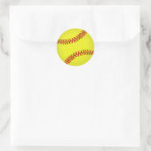 Sticker Rond Softball (Sac)