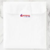 Sticker Rond SOFTBALL - C'est un Thang de fille (Sac)