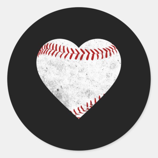 Sticker Rond Softball Gift Tee (Devant)