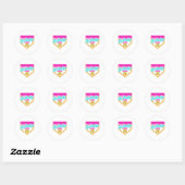 Sticker Rond Softball Mama Driam Cream Jeu Jour Sof (Feuille)