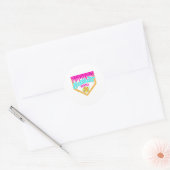 Sticker Rond Softball Mama Driam Cream Jeu Jour Sof (Enveloppe)