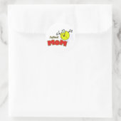 Sticker Rond Softball Mom II (Sac)
