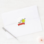 Sticker Rond Softball Mom II (Enveloppe)