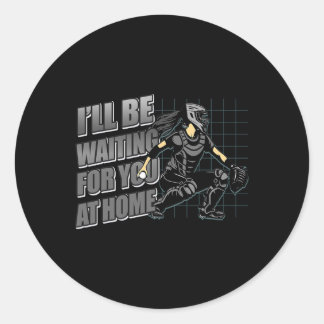 Sticker Rond Softll Catcher Confident Promise Tough Women And T
