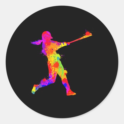 Sticker Rond Softll Girl Kids  (Devant)