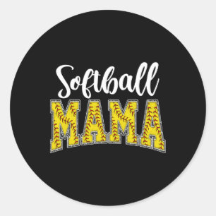 Sticker Rond Softll Mama Softll Maman Fête des mères Femmes Fie