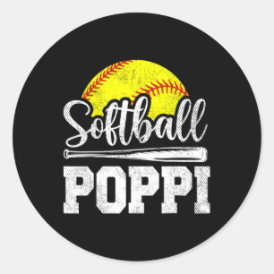 Sticker Rond Softll Poppi Softll Joueur Jour Père&# ; s Da