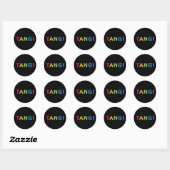 STICKER ROND SOIE! (Feuille)