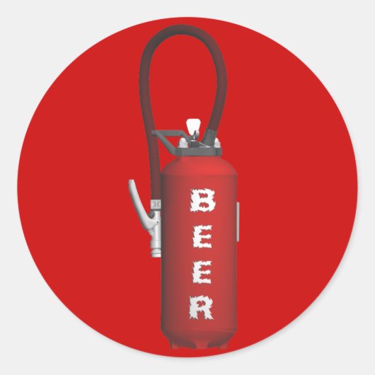 Sticker Rond Soif Quencher Beer (Devant)