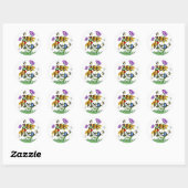 Sticker Rond Soin de la Nature (Feuille)