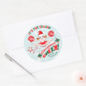 Sticker Rond Soin de Noël (Enveloppe)