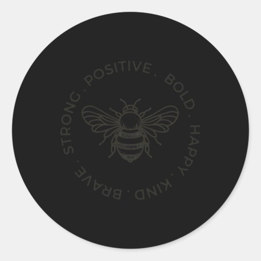 Sticker Rond Soing des abeilles (Devant)