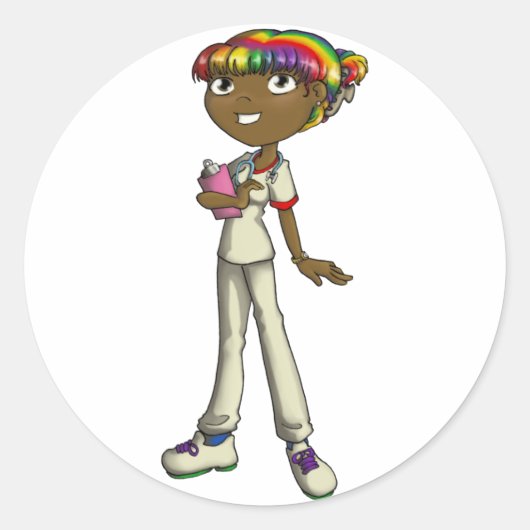 Sticker Rond Soins (Devant)