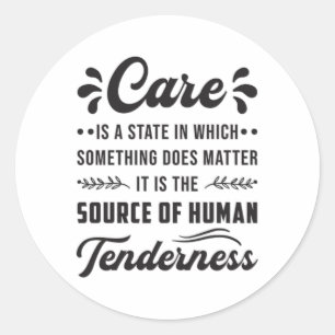 Sticker Rond Soins d'aidants naturels Soins infirmiers Infirmiè