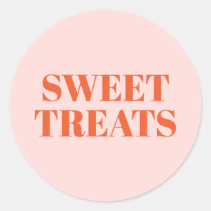 Sticker Rond Soins sucrés
