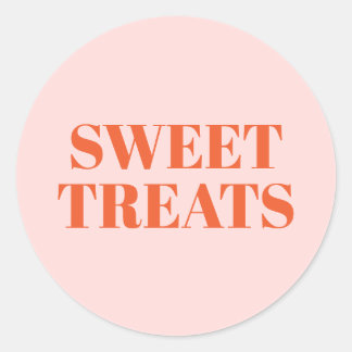 Sticker Rond Soins sucrés