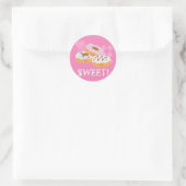 Sticker Rond Soins sucrés - Donuts ! (Sac)