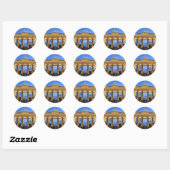 Sticker Rond soirée brandenburg (Feuille)