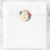 Sticker Rond Soirée cinéma anniversaire pour enfants (Sac)