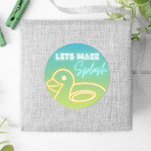 Sticker Rond Soirée de billard