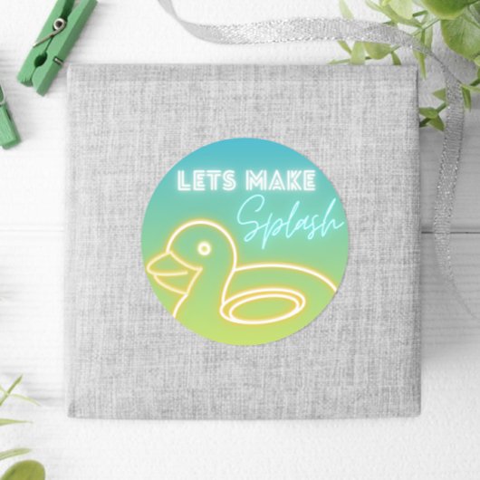 Sticker Rond Soirée de billard