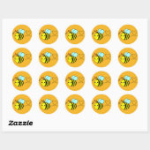 Sticker Rond Sois Gentil (Feuille)