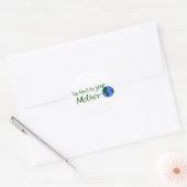 Sticker Rond Sois gentil Avec Ta Mère (Enveloppe)