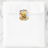 STICKER ROND SOIS GENTIL TOUJOURS (Sac)