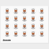 STICKER ROND SOIS LE MONSTRE (Feuille)