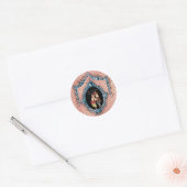 Sticker Rond Sois ma douce Valentine (Enveloppe)