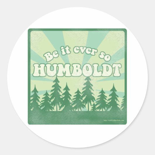 Sticker Rond Soit si Humboldt (Devant)