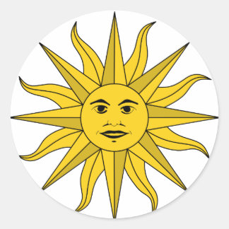 Sticker Rond sol Uruguay
