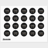 Sticker Rond Solaire Eclipse Ohio J'Étais Là Totalité Eclipse (Feuille)