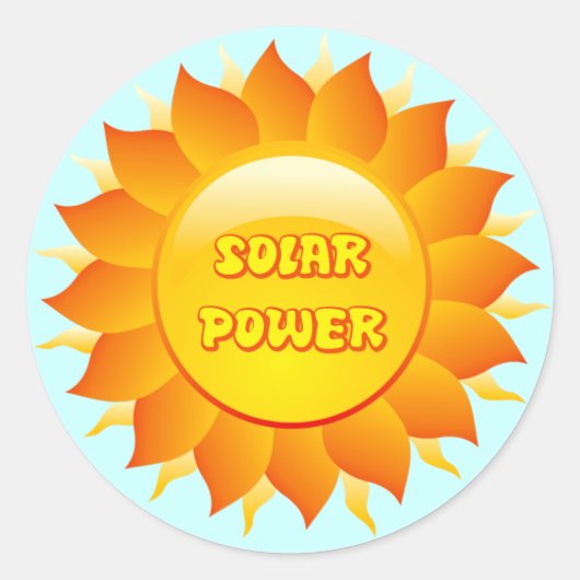 STICKER ROND SOLAIRE SOLAIRE (Devant)