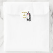 STICKER ROND SOLDATS DE L'ÉTERNEL (Sac)