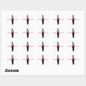 Sticker Rond soldiersparent.com (Feuille)