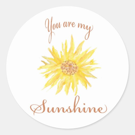 Sticker Rond Soleil (Devant)