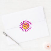 Sticker Rond Soleil (Enveloppe)