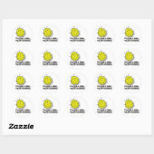 Sticker Rond soleil (Feuille)