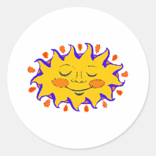 Sticker Rond Soleil (Devant)