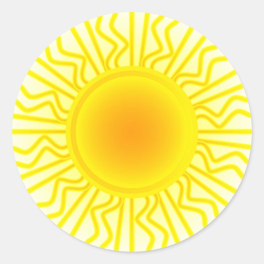 Sticker Rond Soleil (Devant)