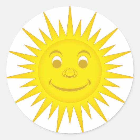 Sticker Rond Soleil (Devant)