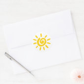 Sticker Rond Soleil (Enveloppe)