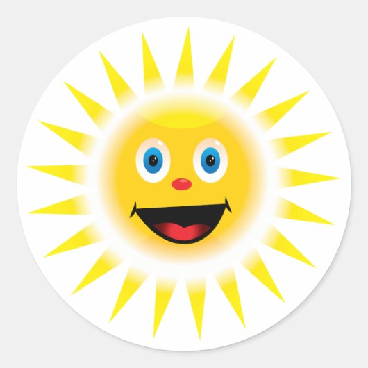 Sticker Rond Soleil (Devant)