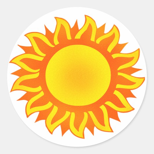 Sticker Rond Soleil (Devant)